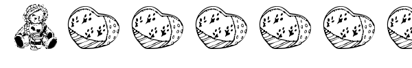 Cherished Teddies font preview